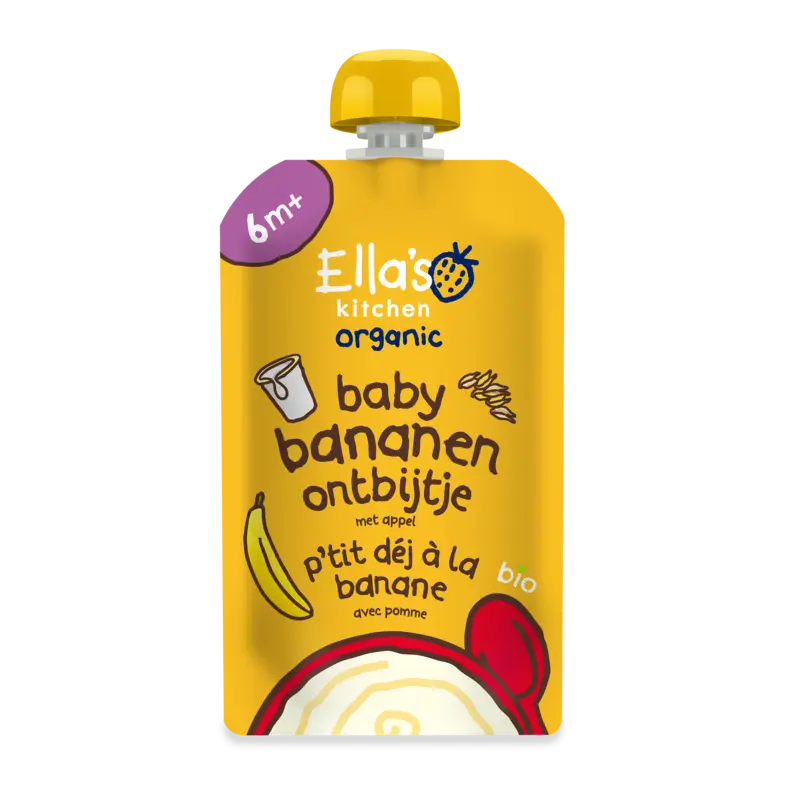Ella's kitchen Baby bananen ontbijtje 6m+ bio