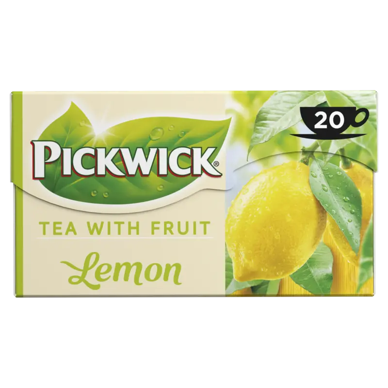 Pickwick Tea with fruit lemon