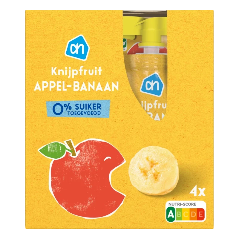 Knijpfruit appel banaan