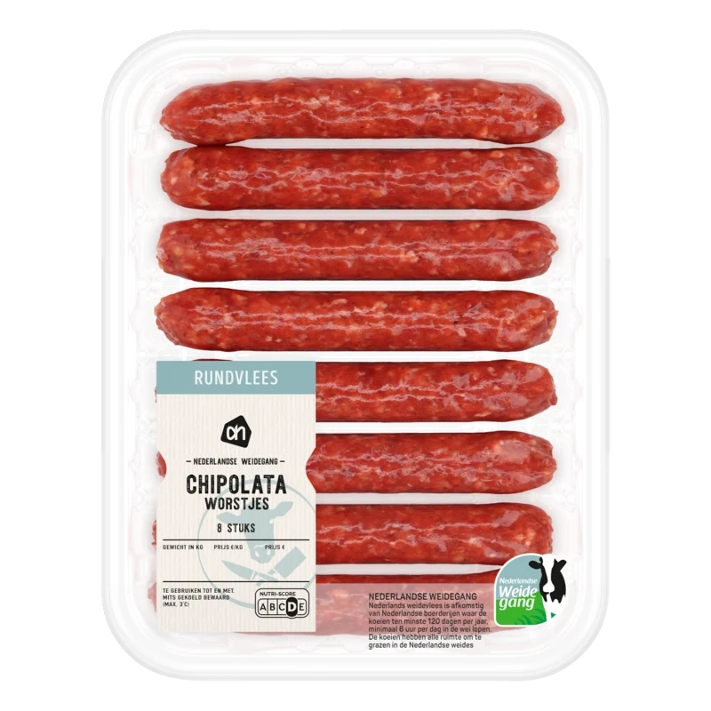 Chipolata worstjes 8 stuks