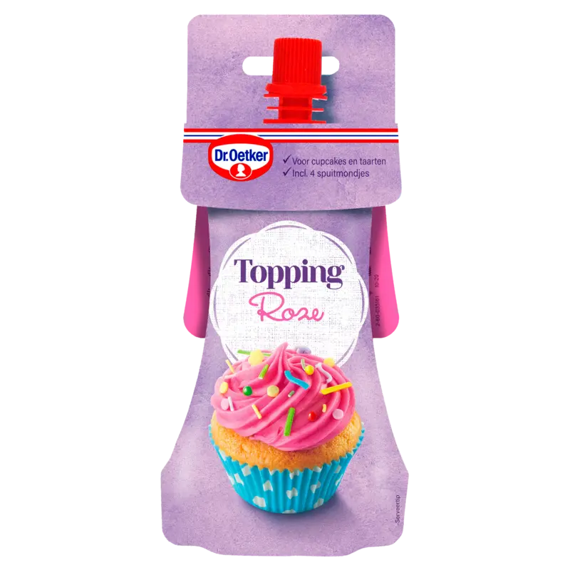 Dr. Oetker Topping roze