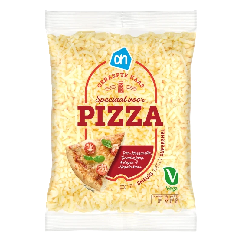 Geraspte kaas speciaal voor pizza