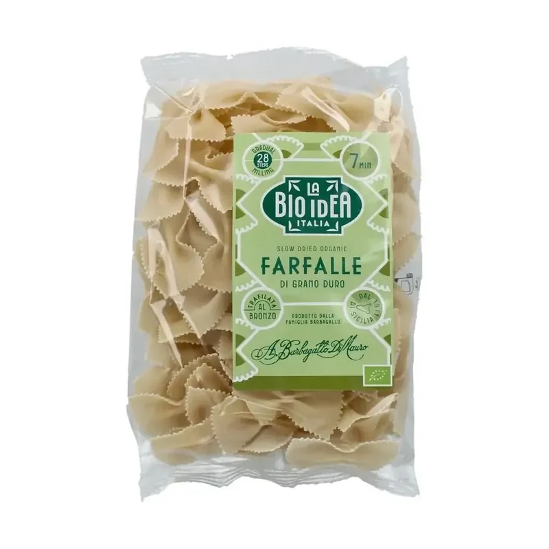 La Bio Idea Farfalle vlindertjes wit 275 gram