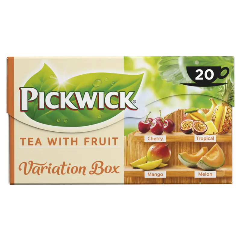 Pickwick Tea with fruit variatiebox orange
