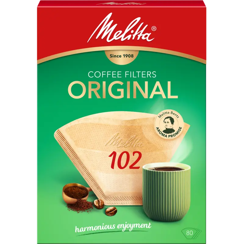 Melitta Filterzakjes original 102 bruin