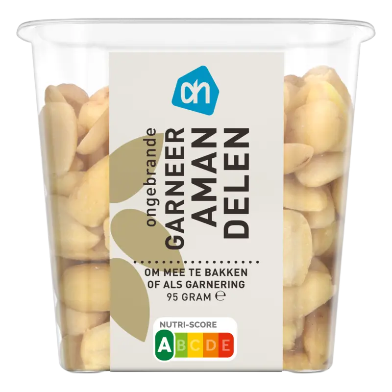 Ongebrande garneer amandelen