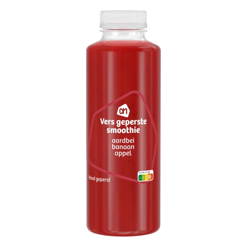 Verse smoothie appel banaan aardbei