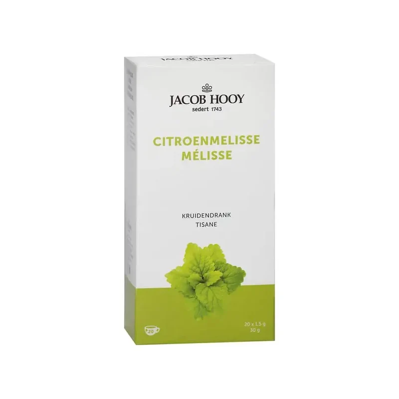 Jacob Hooy Citroenmelisse thee gold 20 zakjes