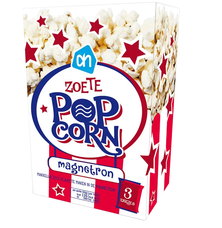 Magnetron Popcorn Zoet