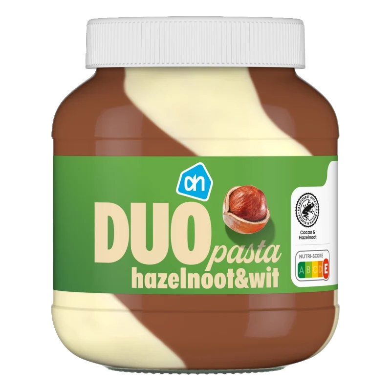 Duo pasta hazelnoot wit