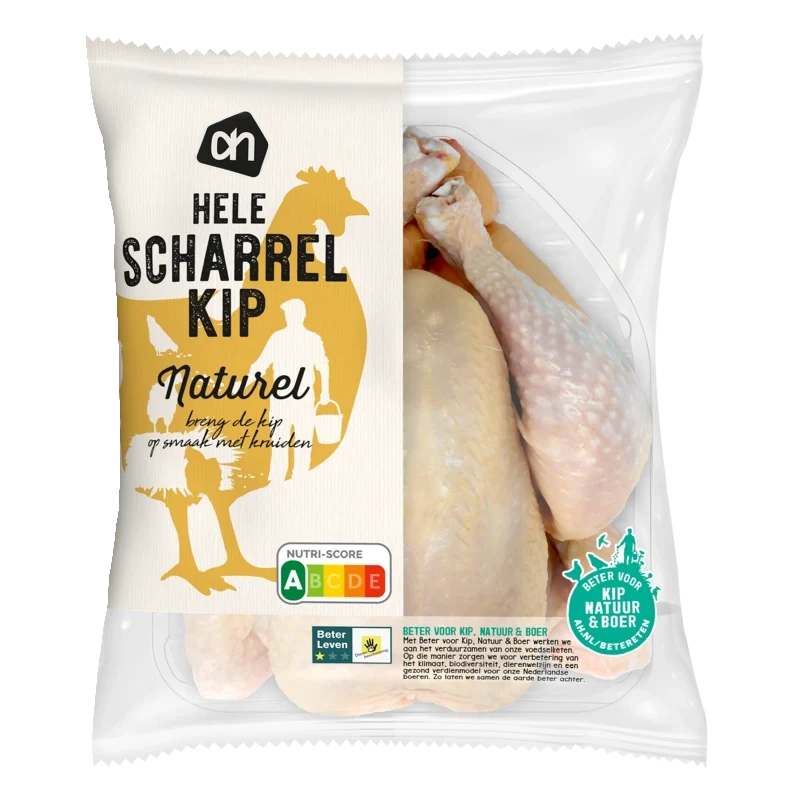 Scharrel hele kip