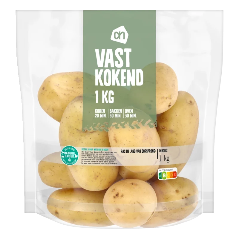 Vastkokende aardappelen