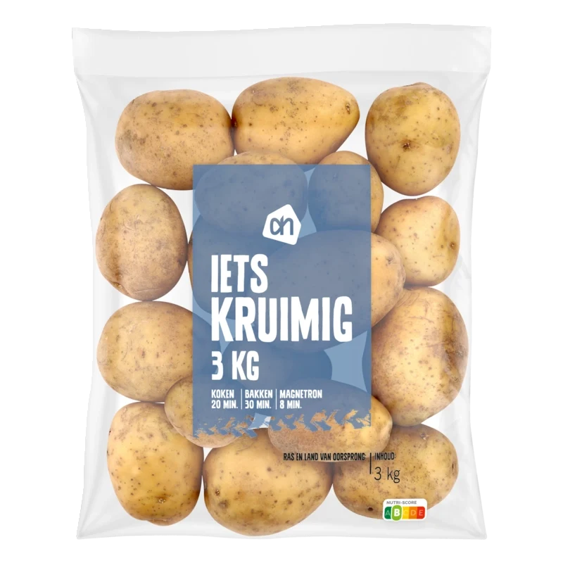 Iets kruimige aardappelen