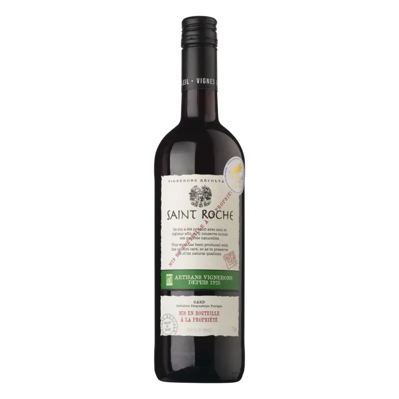 Saint roche Rouge organic wine