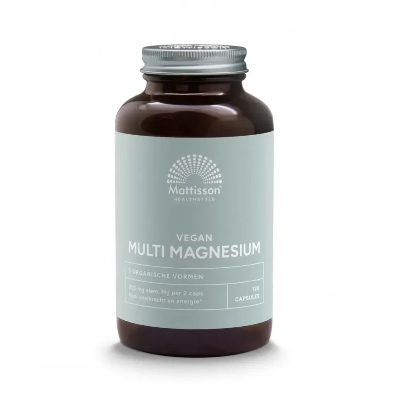 Mattisson Vegan multi magnesium 200 mg 120 vcaps