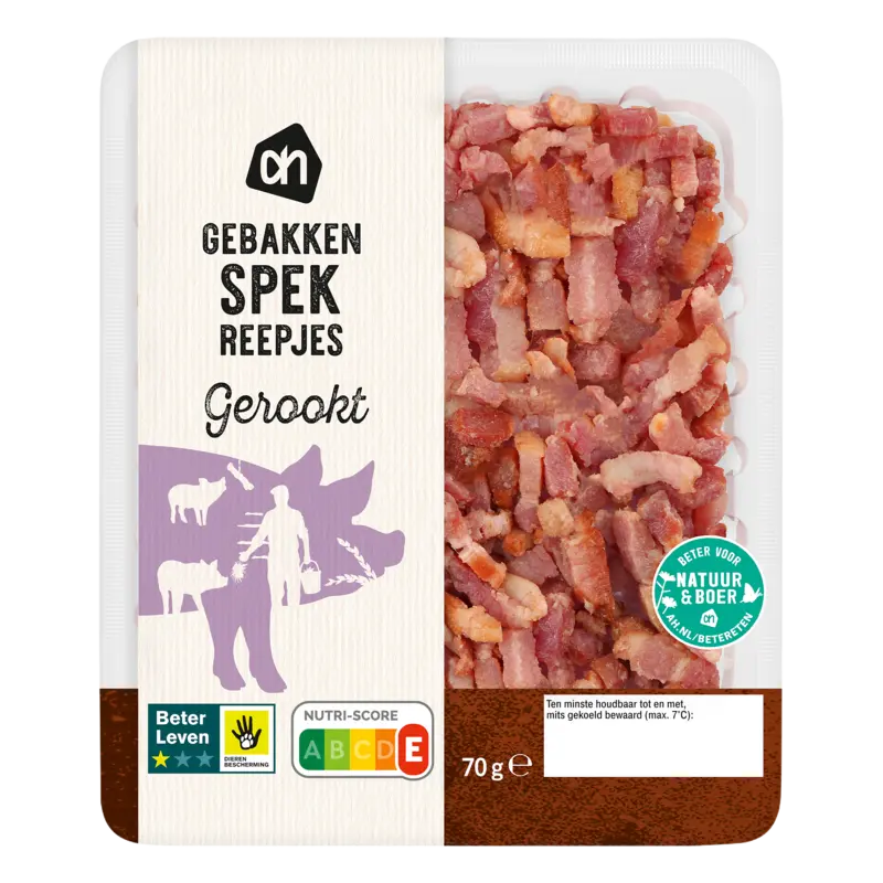 Uitgebakken spekreepjes