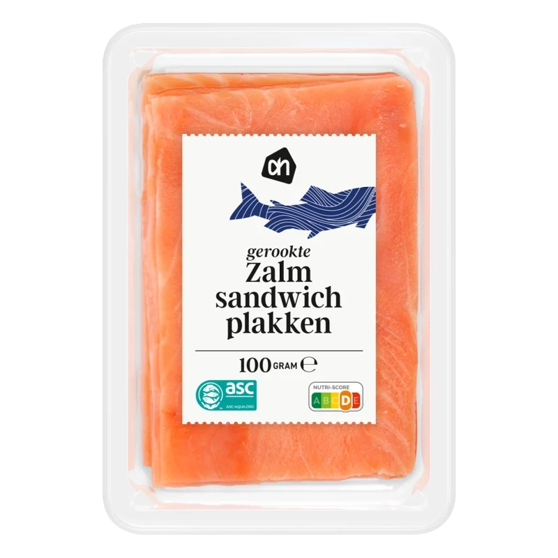 Sandwich zalmplakken
