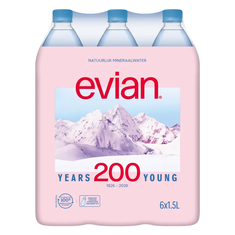 Evian Natuurlijk mineraalwater