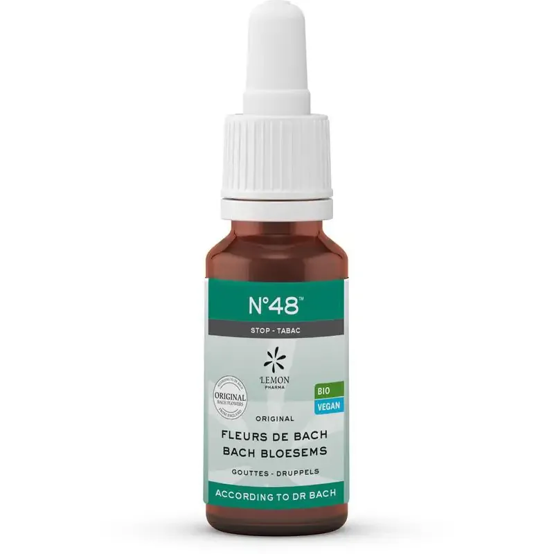 Lemon Pharma Bach bloesems 48 stop tabak biologisch 20 ml