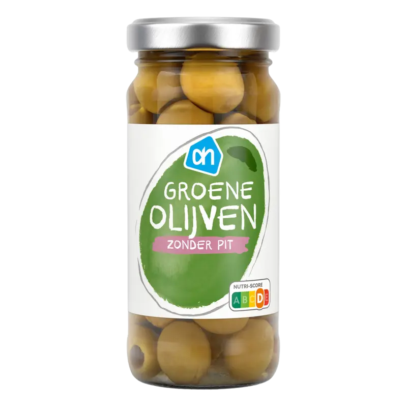 Groene olijven zonder pit