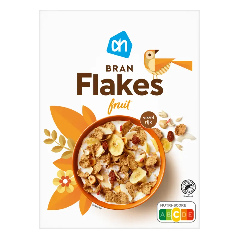 Bran flakes fruit
