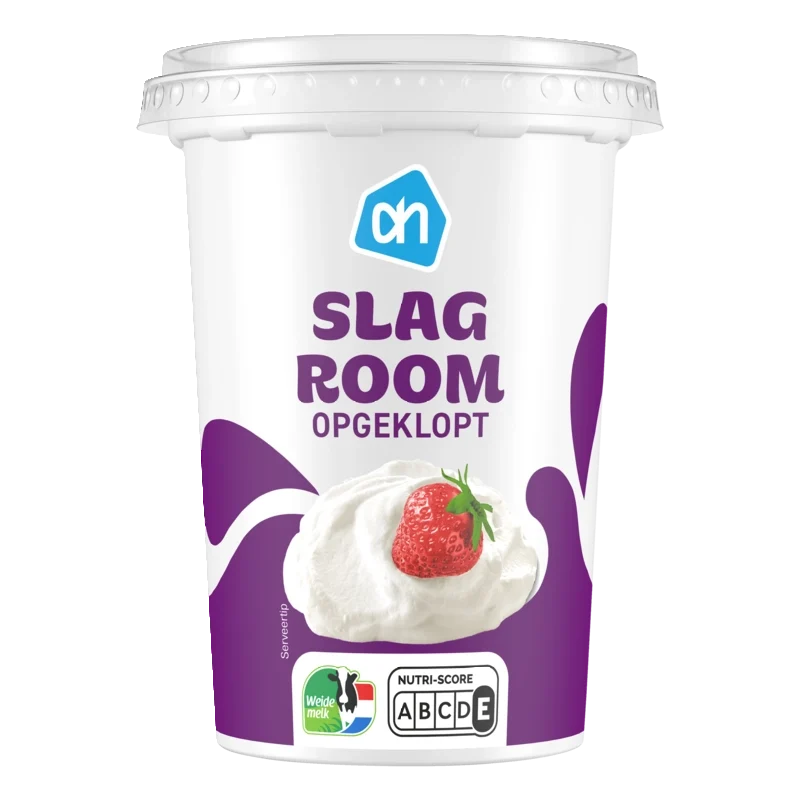 Opgeklopte slagroom