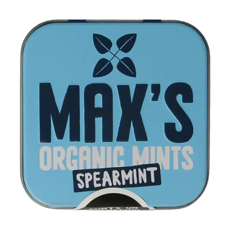 Max Mints Spearmint blikje vierkant 35 gram