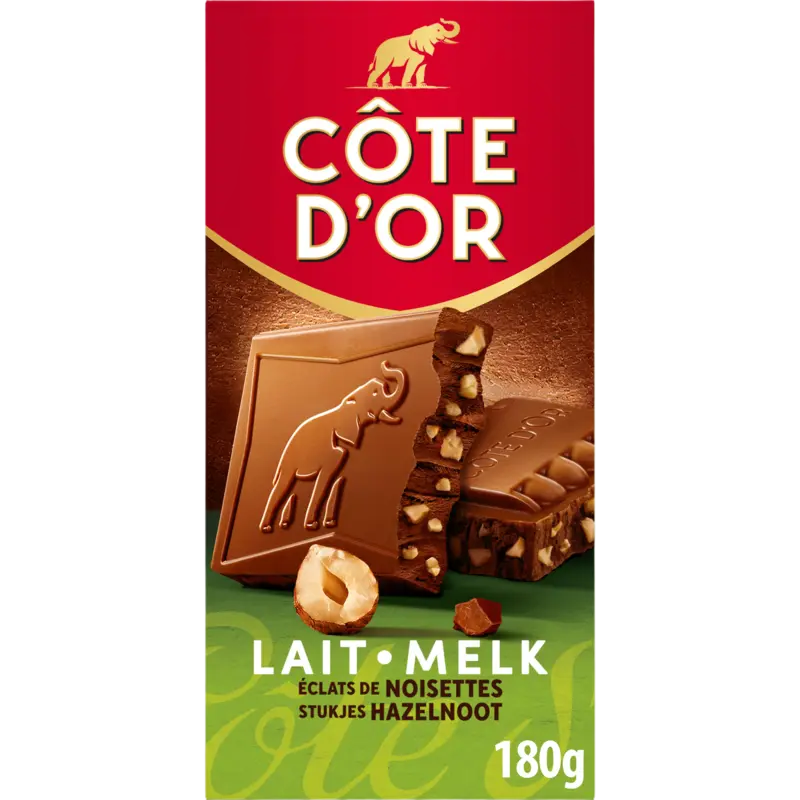 Côte d'Or L'original reep melk hazelnoot