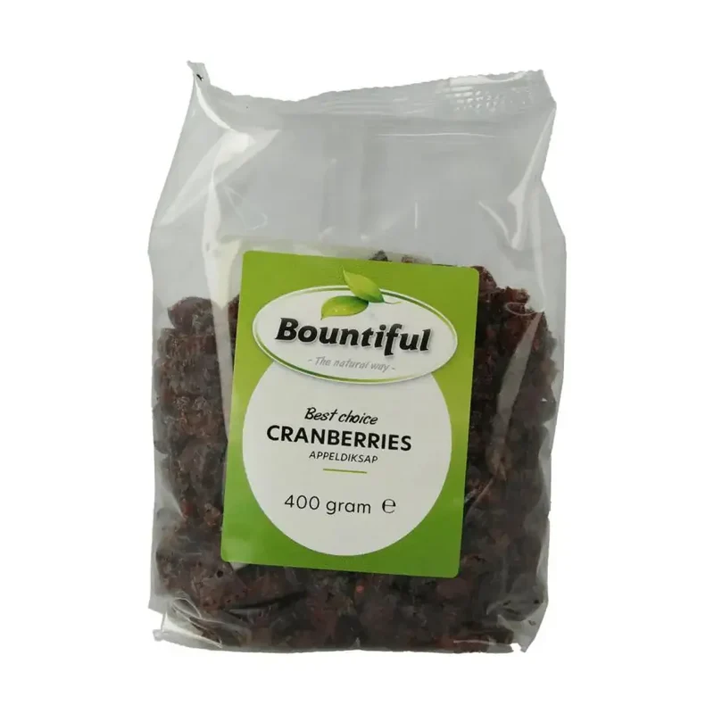 Bountiful Cranberries appeldiksap 400 gram