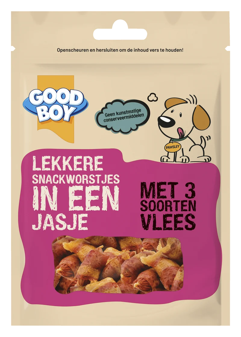 Good Boy Lekkere snackworstjes in een jasje