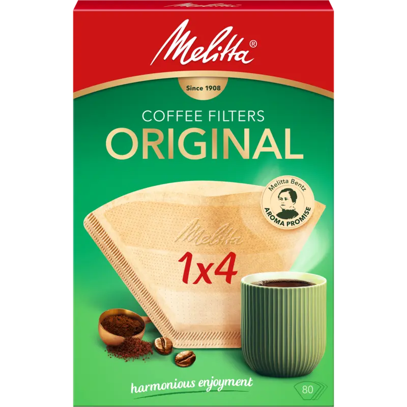 Melitta Original koffiefilters 1x4 bruin