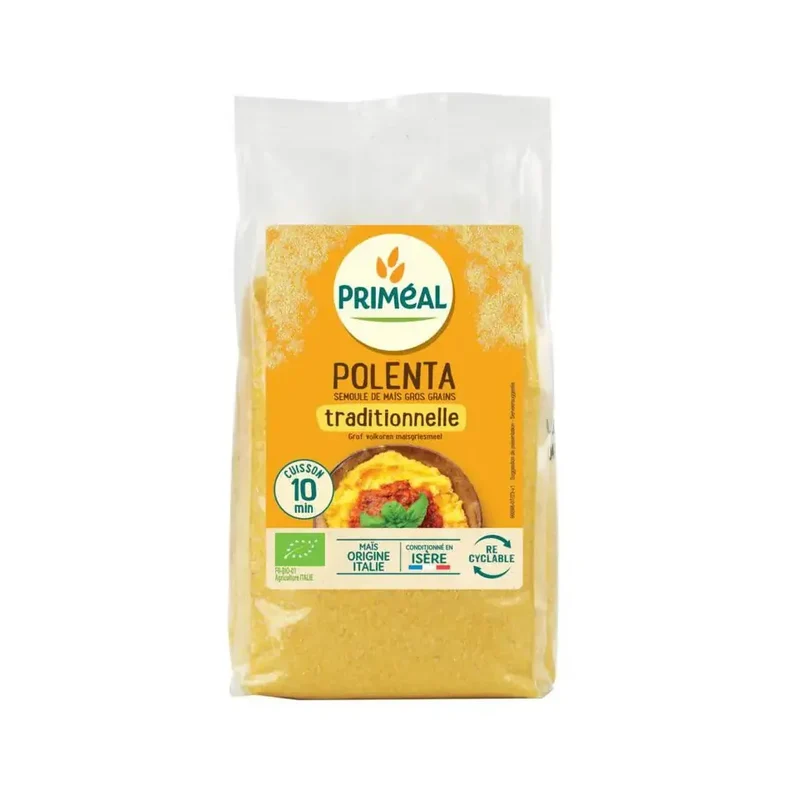Primeal Polenta maismeel met grote korrels bio 500 gram