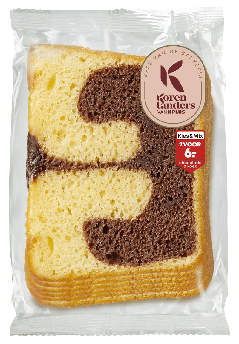 Korenlanders Marmercake plakjes 6 plakjes
