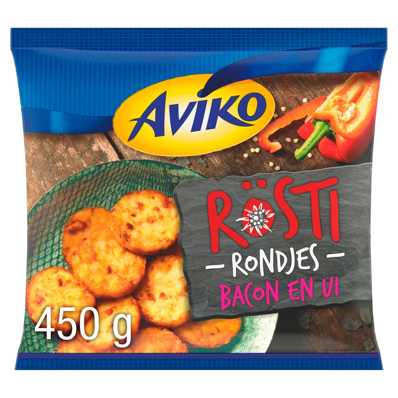 Aviko Rosti rondjes bacon & ui