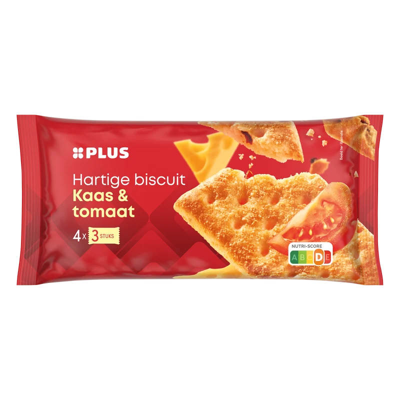 Hartige biscuits kaas-tomaat