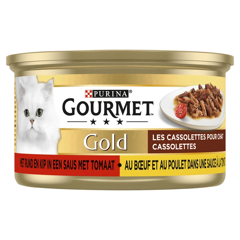 Gourmet Gold cassolettes rund kip