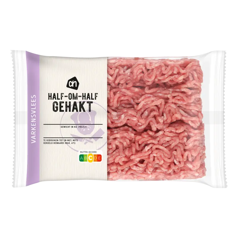 Half-om-half gehakt
