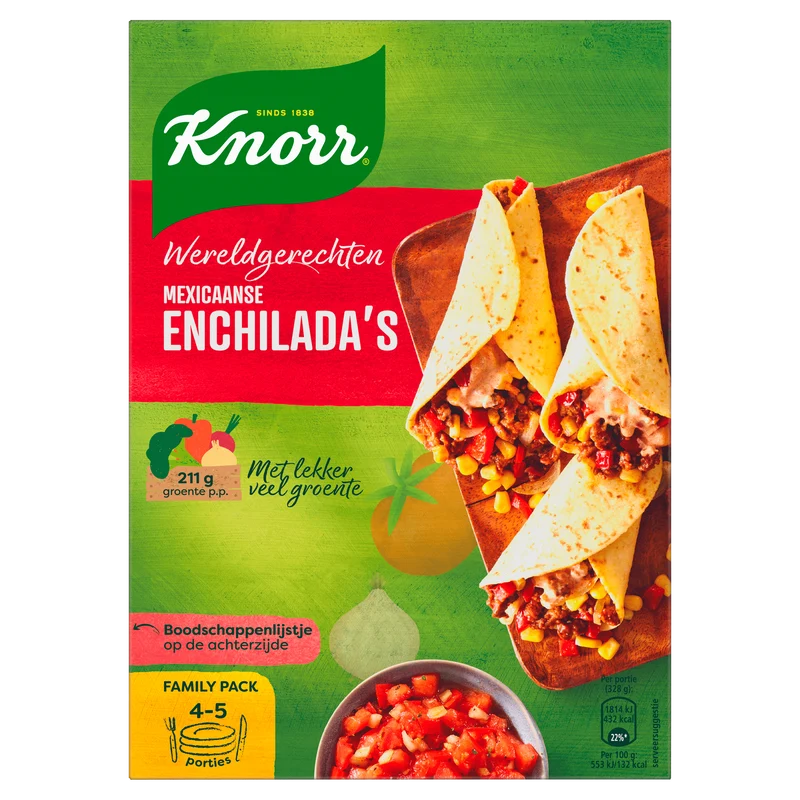Knorr Wereldgerecht Mexicaanse enchiladas