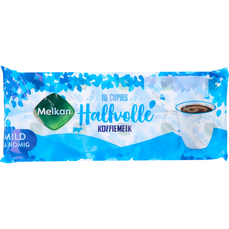 Melkan Koffiemelkcups halfvol