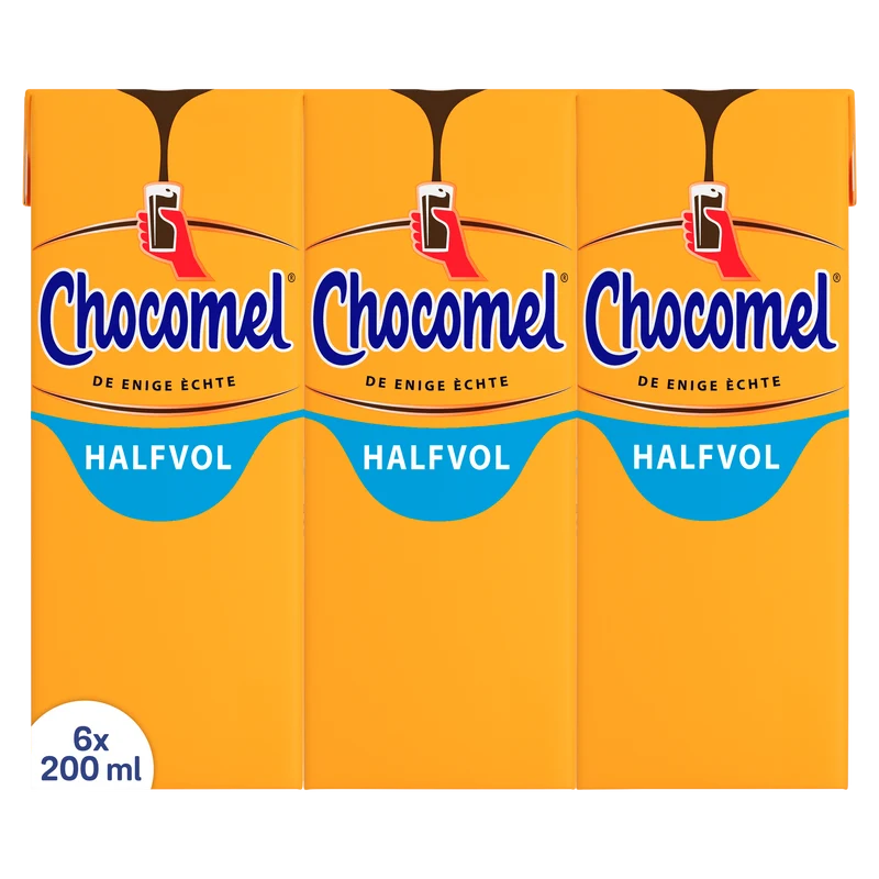 Chocomel Halfvol mini 6-pack