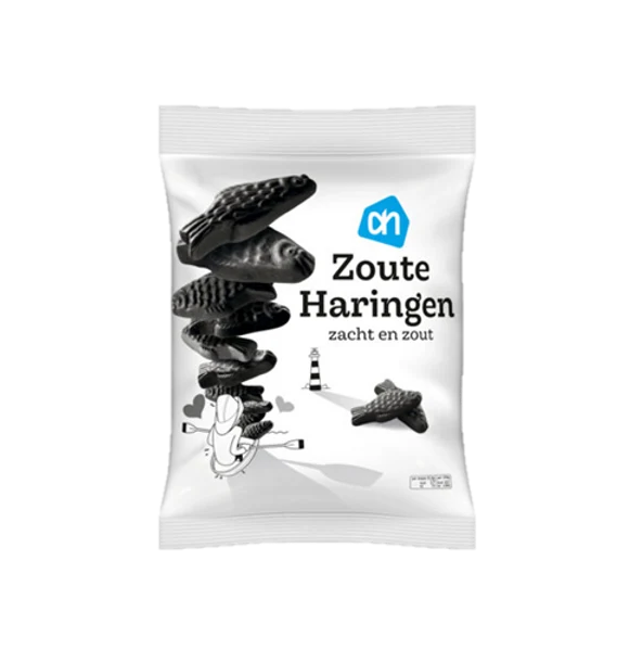 Albert Heijn Salty Soft Herring Licorice 350g
