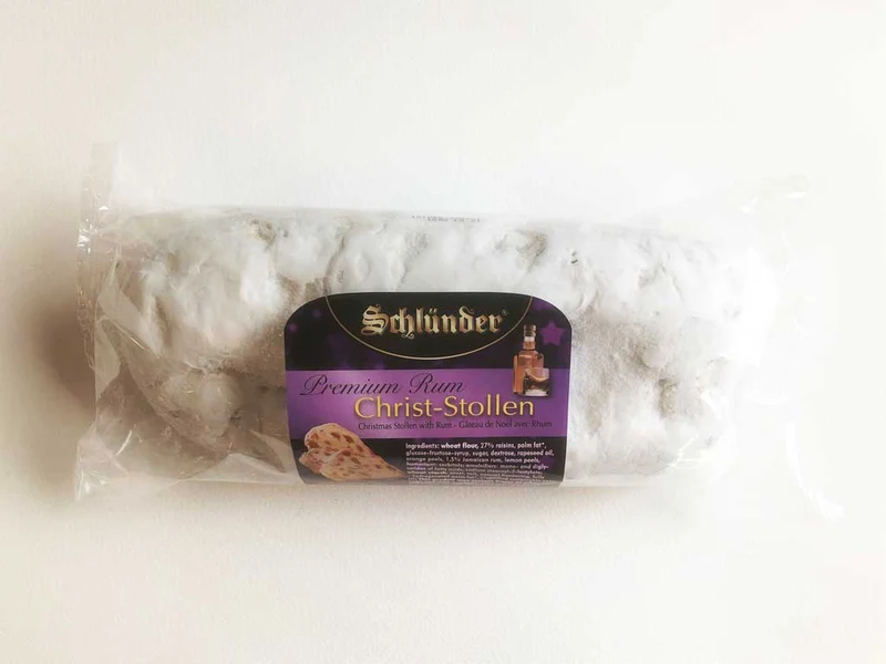 Schlunder Rum Stollen in Cello 750 g