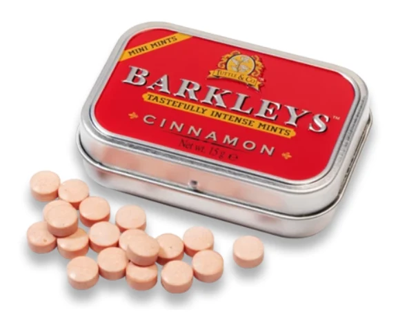 Barkley's Intense Mints Cinnamon 50g