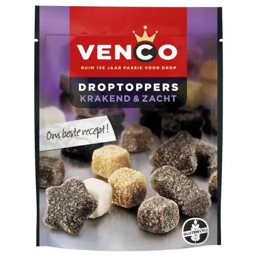 Venco Droptoppers Crunchy and Soft 205g