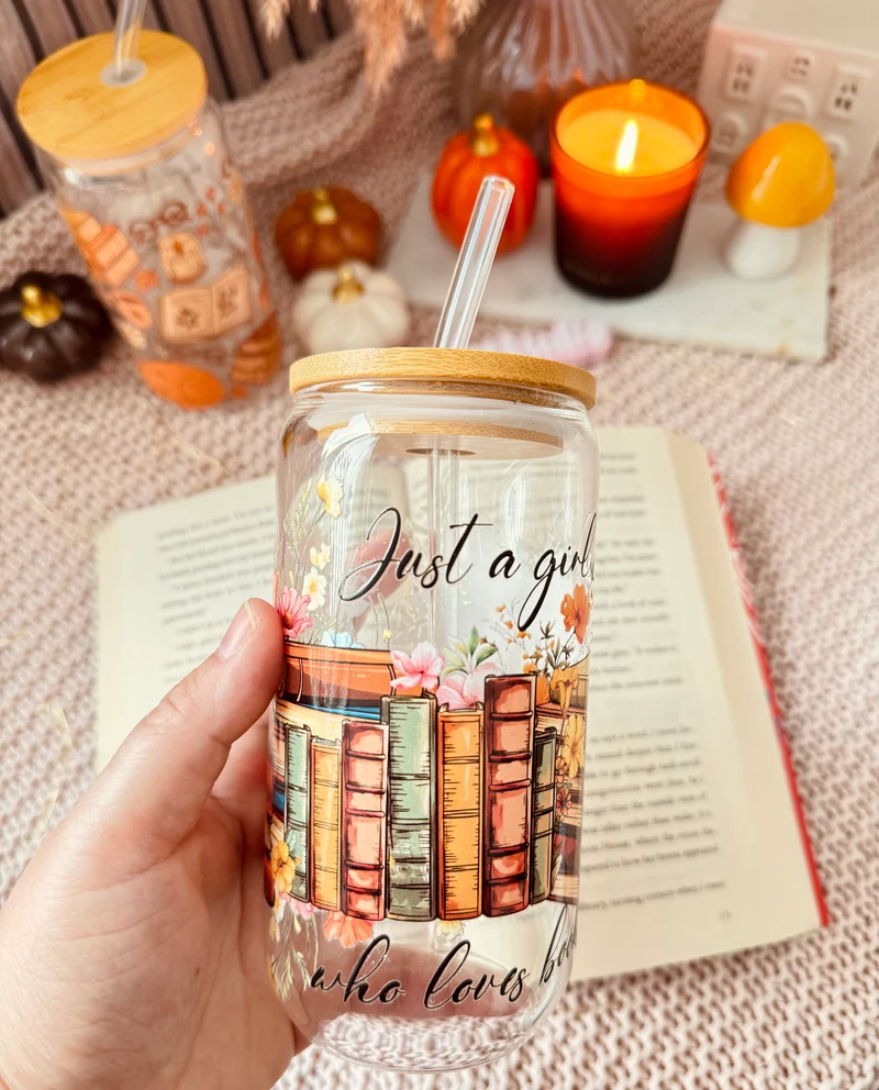 Drinkglas met rietje | Just a Girl