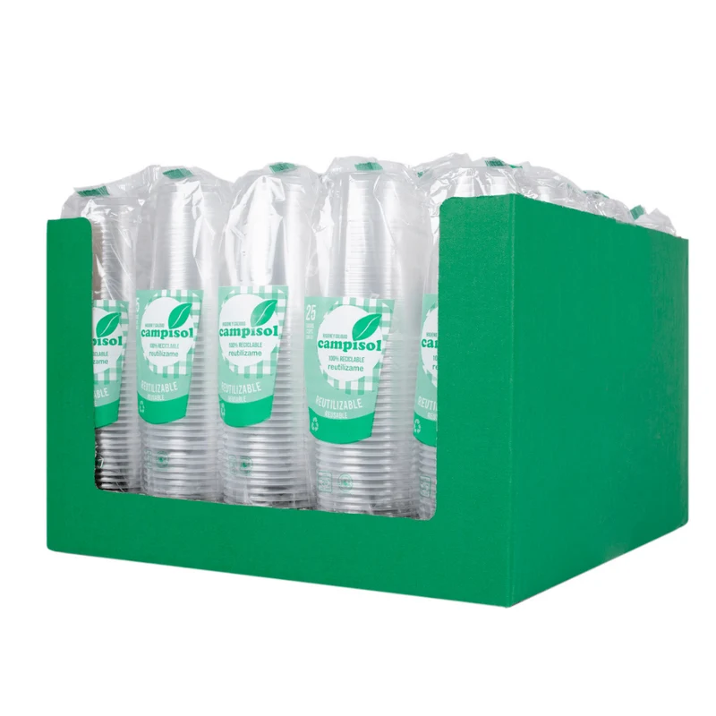 CAMPISOL VASOS PL. 330 TTE. REUTIL. 25 U.