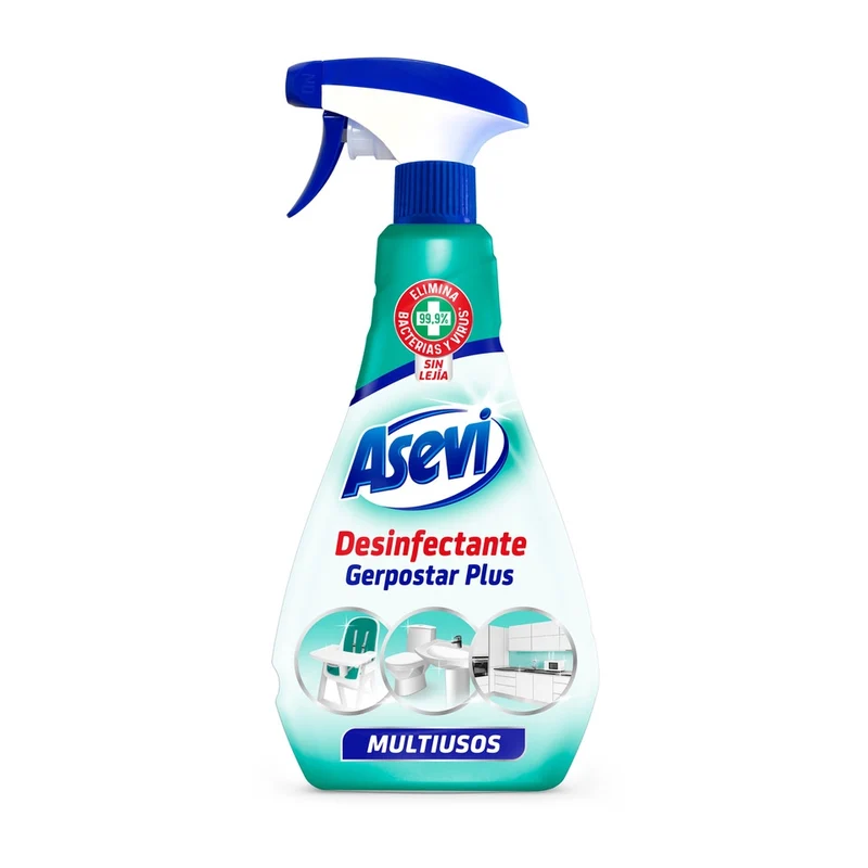 ASEVI DESINFECTANTE MULTIUSOS SPRAY 750 ML.
