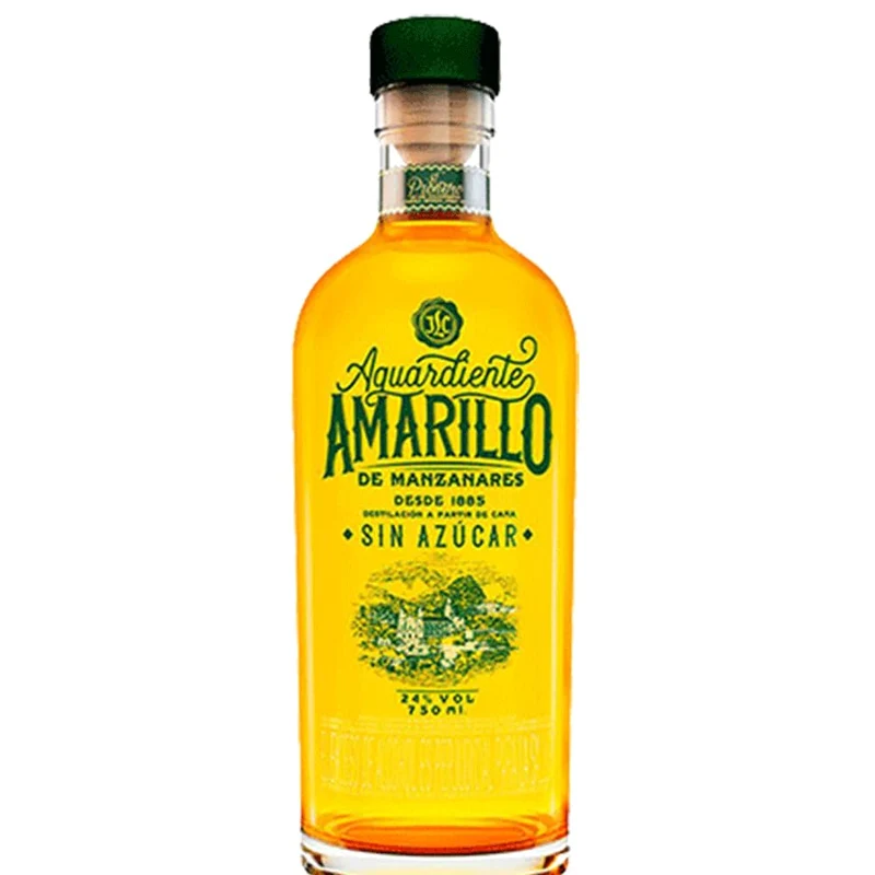 AGUARDIENTE AMARILLO DE MANZANARES 70 CL.