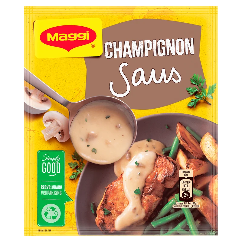 Maggi Mix voor champignonsaus