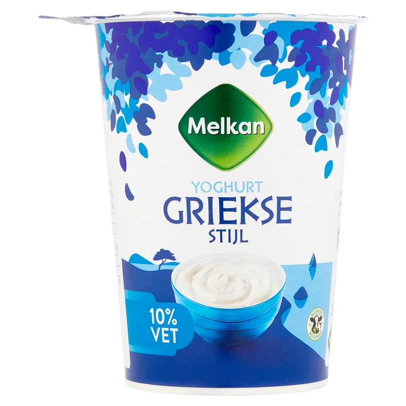 Melkan Griekse stijl yoghurt 10% vet